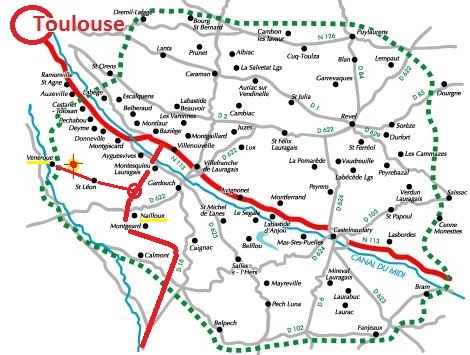 carte Lauragais